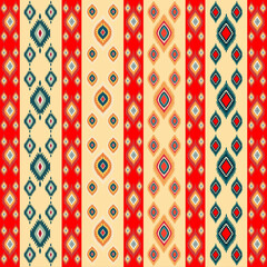 seamless pattern with traditional embroidery ornament. vector illustration