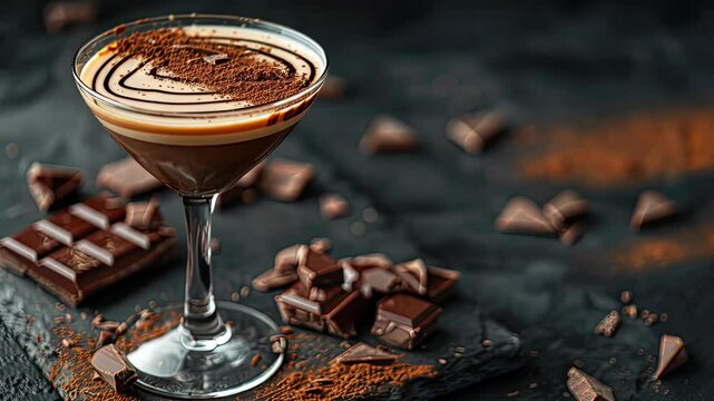 Explore the rich flavors of a chocolate cocktail crafted with care, perfect for dessert lovers and those eager to impress