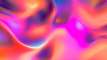 Abstract bright holographic liquid background