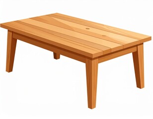 Simple Wooden Coffee Table