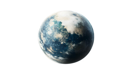 Detailed Planet Illustration Isolated on Transparent Background - Isolated Cosmic Element Design