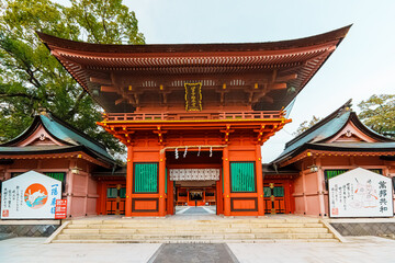 Fototapeta premium Fujisan Hongu Sengen Taisha Shrine in Fujinomiya