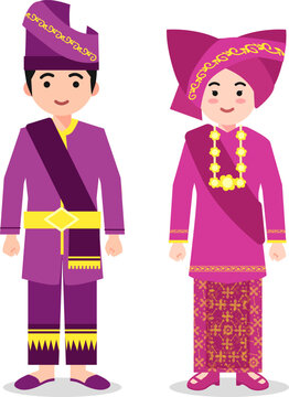 Sumatera Barat Traditional Clothes - Minangkabau Traditional Dress