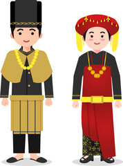 Sumatera Utara Traditional Costume - North Sumatra Cultural Outfit