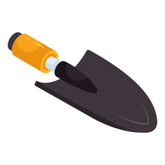 Vector design of trowel, flat icon 