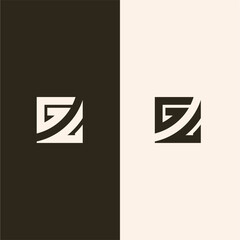 GL monogram logo on brown and pink background © Gamer