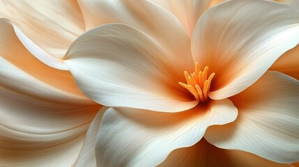 Close-up of a peach-toned flower