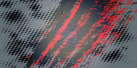Fototapeta premium Dynamic Urban Sports Graffiti Background with Bold Stroke Colors. Sporty Abstract Background with Brush Strokes and Grunge Texture Design Elements. claw marks style