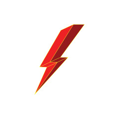 thunder electric speed logo design template