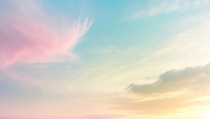 Fototapeta premium fuzzy pink blue yellow background gradient