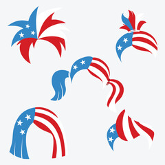 Forth of July wig 