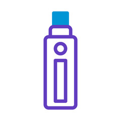 Isolated modern data storage icon depicting streamlined connectivity symbol