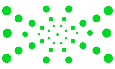abstract dot green with transparent background