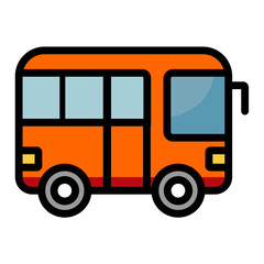Urban Elements Vector Illustration with Tree, Building, and Traffic Symbols