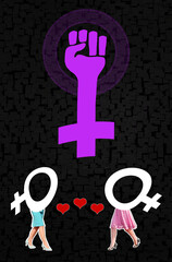 United in Love and Strength: Feminist Symbolism of Lesbian Connection