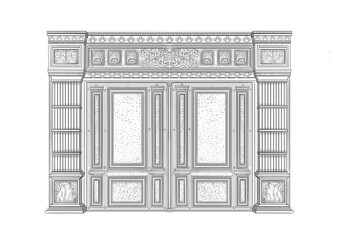 forged products, gates, wicket, door, window bars, lattice door, forged elements, lanterns, pillars