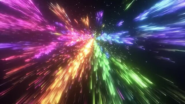 Colorful Cosmic Explosion