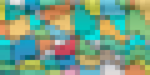 Abstract colorful pixel mosaic pattern background design illustration