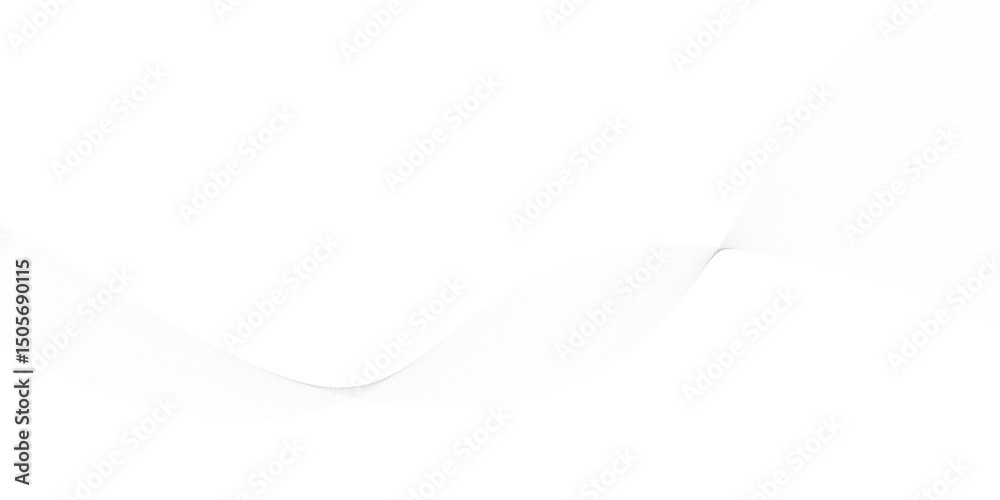 Wall mural abstract halftone flowing wavy colorful gradient dots shape isolated on white background. digital fu