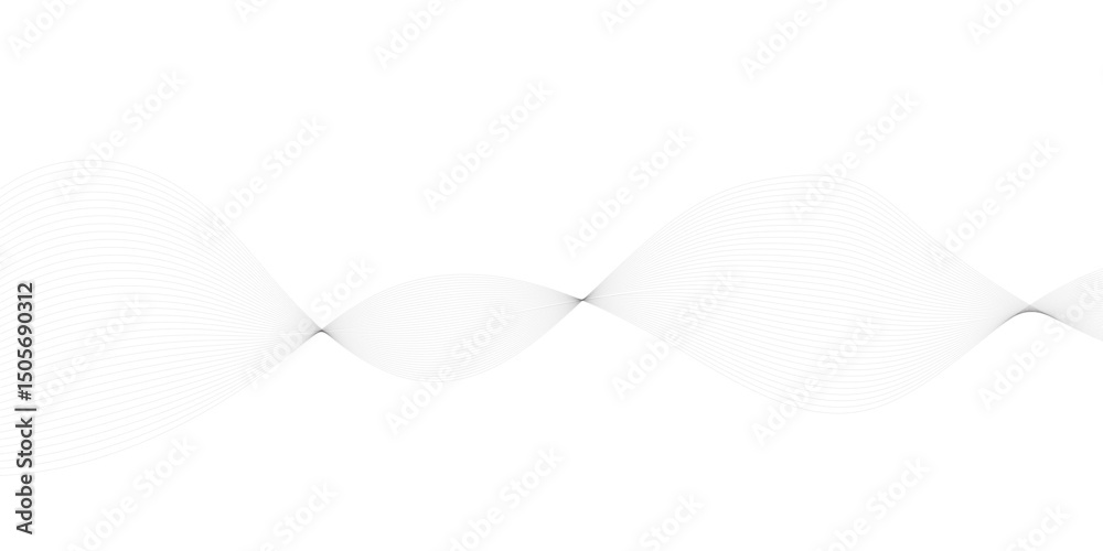 Wall mural abstract halftone flowing wavy colorful gradient dots shape isolated on white background. digital fu