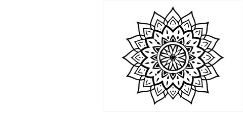 Fototapeta premium Cosmic Petal Mandala