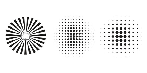 Halftone gradient. Dotted gradient, smooth dots spraying and halftones dot background seamless modern arts	 modern dot