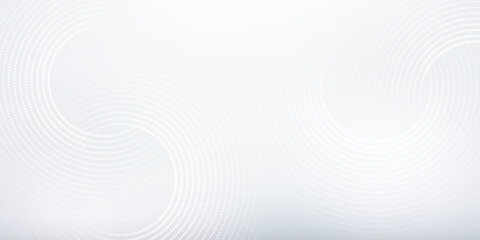 Abstract gray background with dynamic circle dots.