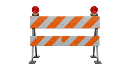 Isolated Road Barrier Construction