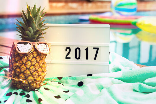 2017 lightbox with pineapple