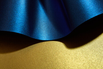 Abstract Curved Metallic  Paper texture Mother of pearl Shiny Multicolored Black Studio Macro...