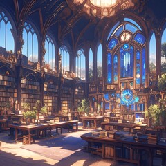 Obraz premium Animation Magic Library
