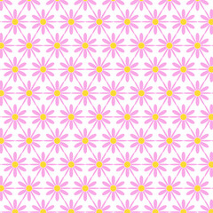 Cute floral seamless pattern design for textile fabric print or background