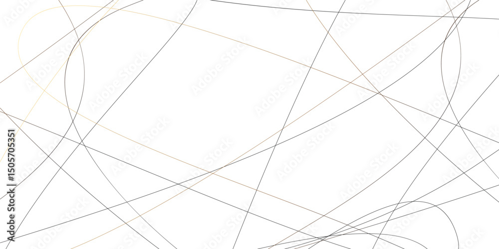 Wall mural abstract luxury gold geometric random chaotic lines with many squares and triangles shape. seamless 