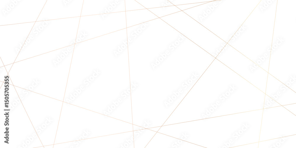 Wall mural abstract luxury gold geometric random chaotic lines with many squares and triangles shape. seamless 