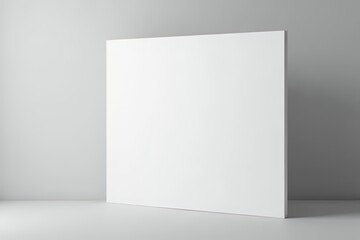 Blank-white-canvas-mockup-isolated-studio-shot-minimalist-design