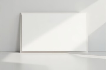 Blank-white-frame-on-wall-minimalist-mockup-for-art-or-poster