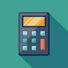 Mobile phone flat icon vector symbol for digital communication and business design