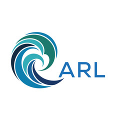 ARL Creative Wave Icon for Branding. ARL Letter logo.
