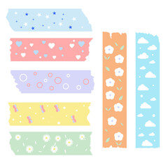 Torn paper with pattern vector