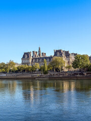 Obraz premium Street view of Paris city, France.
