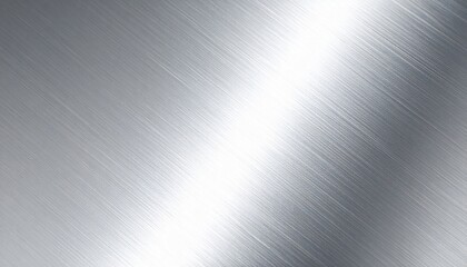 Brushed metal texture silver background shiny steel surface