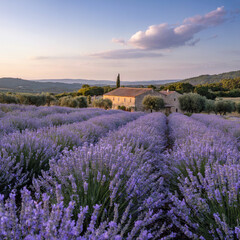 lavender field provence france
