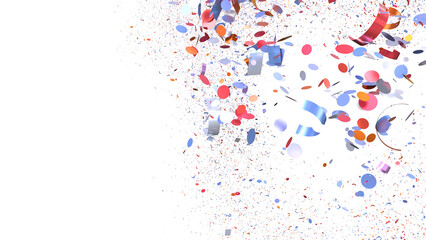 Festive confetti explosion background ideal for party invitations, celebrations, and joyful events. Download now!