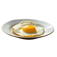 fried egg on a plate