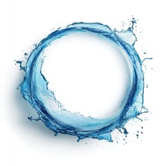 Circular water splash frame (2)