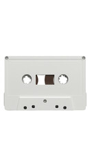 Obraz premium Isolated White Cassette Tape Illustration In Transparent Background