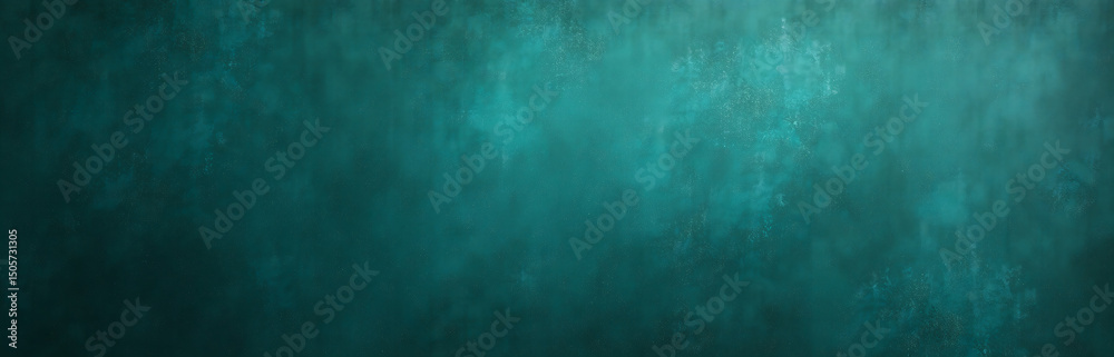 Poster deep teal dark green gradient tone textured rough old concrete surface abstract web banner