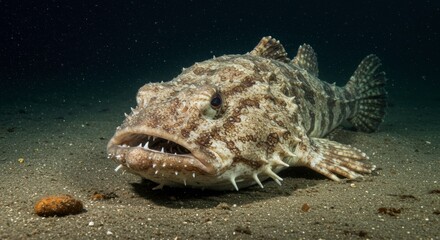 Majestic Stonefish Underwater Beauty Ocean Predator  Unforgettable Encounter
