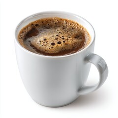 Obraz premium Coffee mug isolated on white --chaos 10