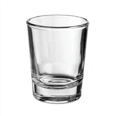 Glass cup isolated on white --chaos 10